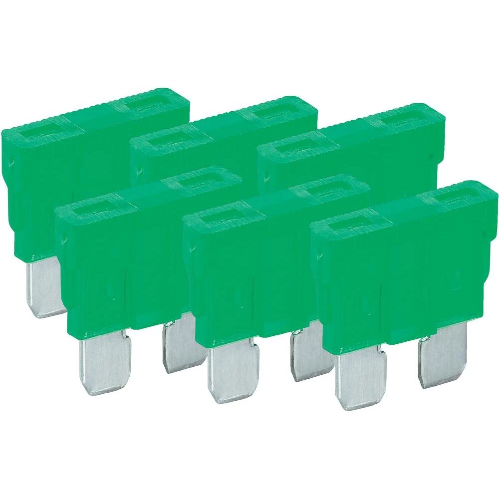 Standardni plosnati osigurač Wentronic, 30 A, 6 komada 20386 slika