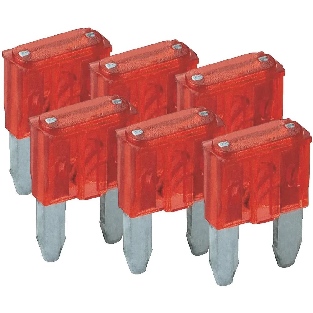 Mini plosnati osigurači Wentronic, 10 A, 6 komada 20389 slika