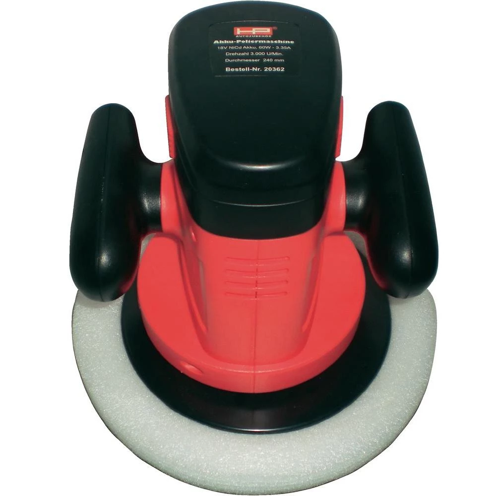 Akumulatorski stroj za poliranje automobila, 18 V, 3.000 vrtlj./min, 240 mm 20362 20.362 slika