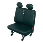 Zaštitna navlaka za sjedala kombija, crne boje, za dvostruko sjedalo 22812