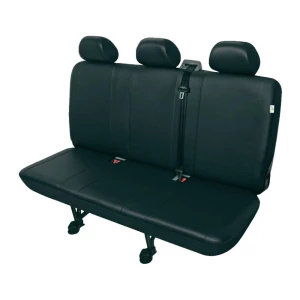 Zaštitna navlaka za sjedala kombija, crne boje, za stražnju klupu sa 3 sjedala 2 slika