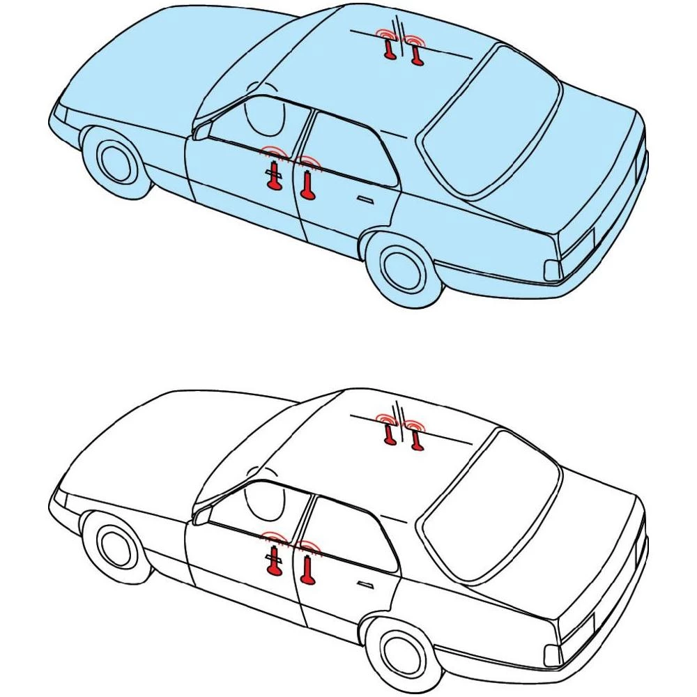 Univerzalno centralno zaključavanje za 4 vrata Waeco ML-44 slika