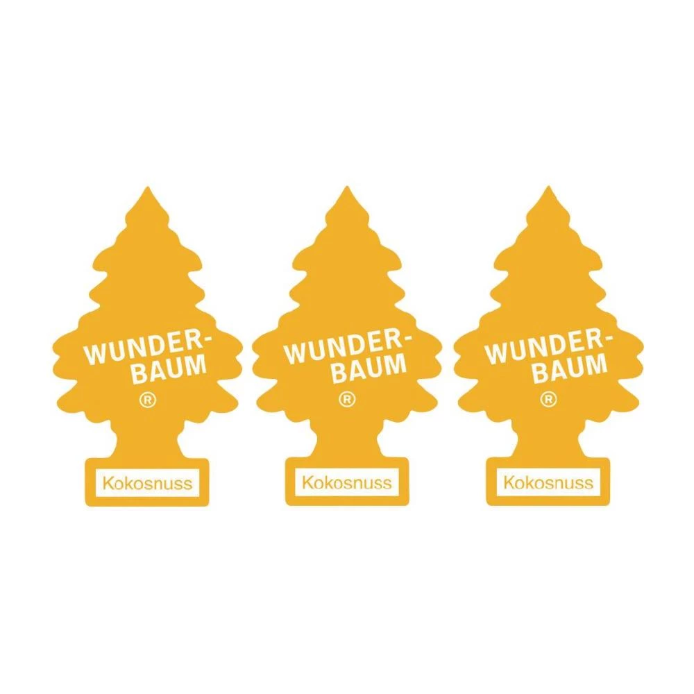 Osvježivač zraka Wunder-Baum 3-dijelni komplet, kokos slika