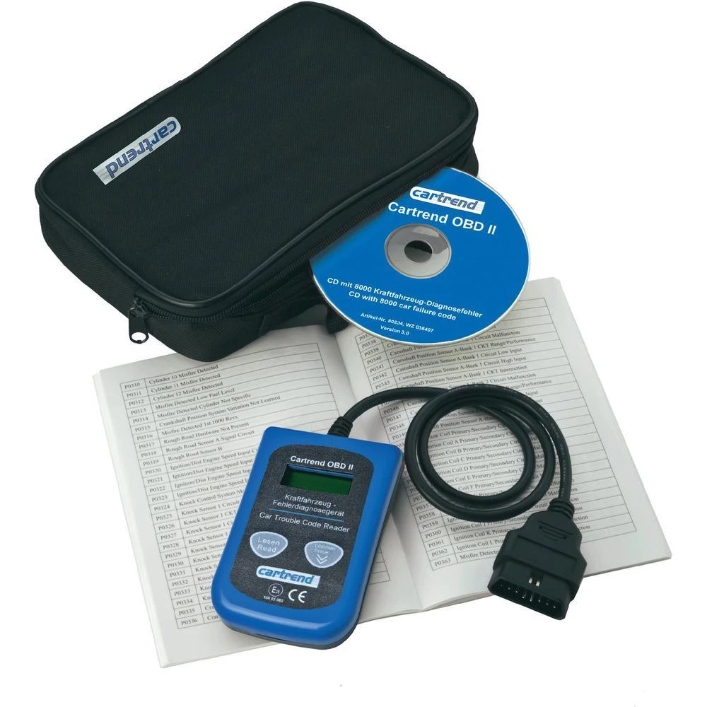 Dijagnostički uređaj pogodan za sva vozila s OBD II 80234 cartrend slika