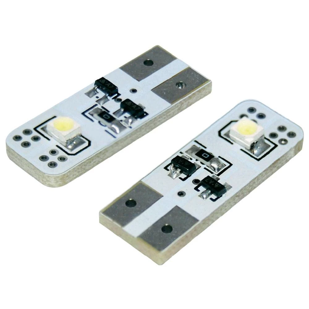 LED-žarulja Eufab s 2 LED, SMD, T10, W2,1x9,5d, bijela, (D x Šx V) 26 x 10 x 6 m slika