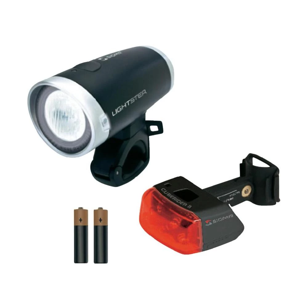 Komplet svjetla za bicikl LIGHTSTER/CUBERIDER II 18420 Sigma slika