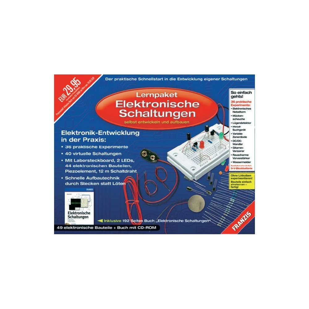 Franzis paket za učenje Elektronske sklopke od 14 godina Franzis Verlag slika