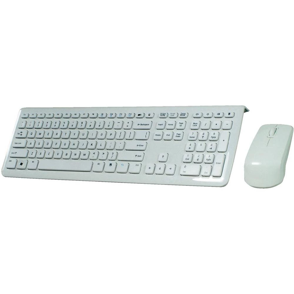 Set radijska tastatura i miš Perixx Periduo-703 W bijeli Funkmaus und Funktastat slika