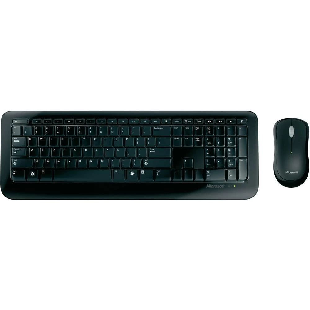 Set radijska tastatura i miš Microsoft Desktop bežični 800 crni 2LF-00006 slika
