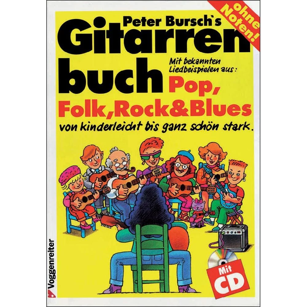 Knjiga za učenje sviranja Voggenreiter Peter ButschÂ´s Knjiga o gitarama CD i DV slika