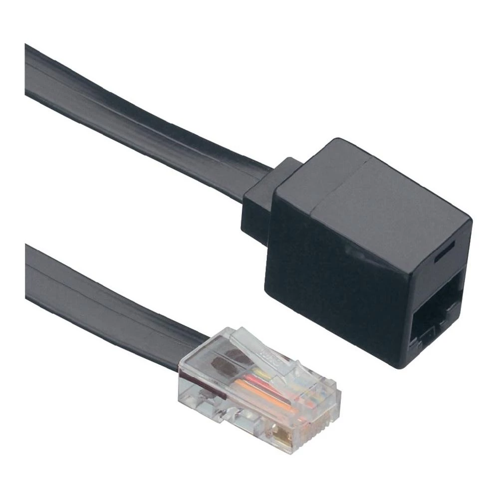 ISDN produžni kabel [1x RJ45 utikač 8p4c - 1x RJ45 utikač 8p4c] 10 m crni Conrad slika