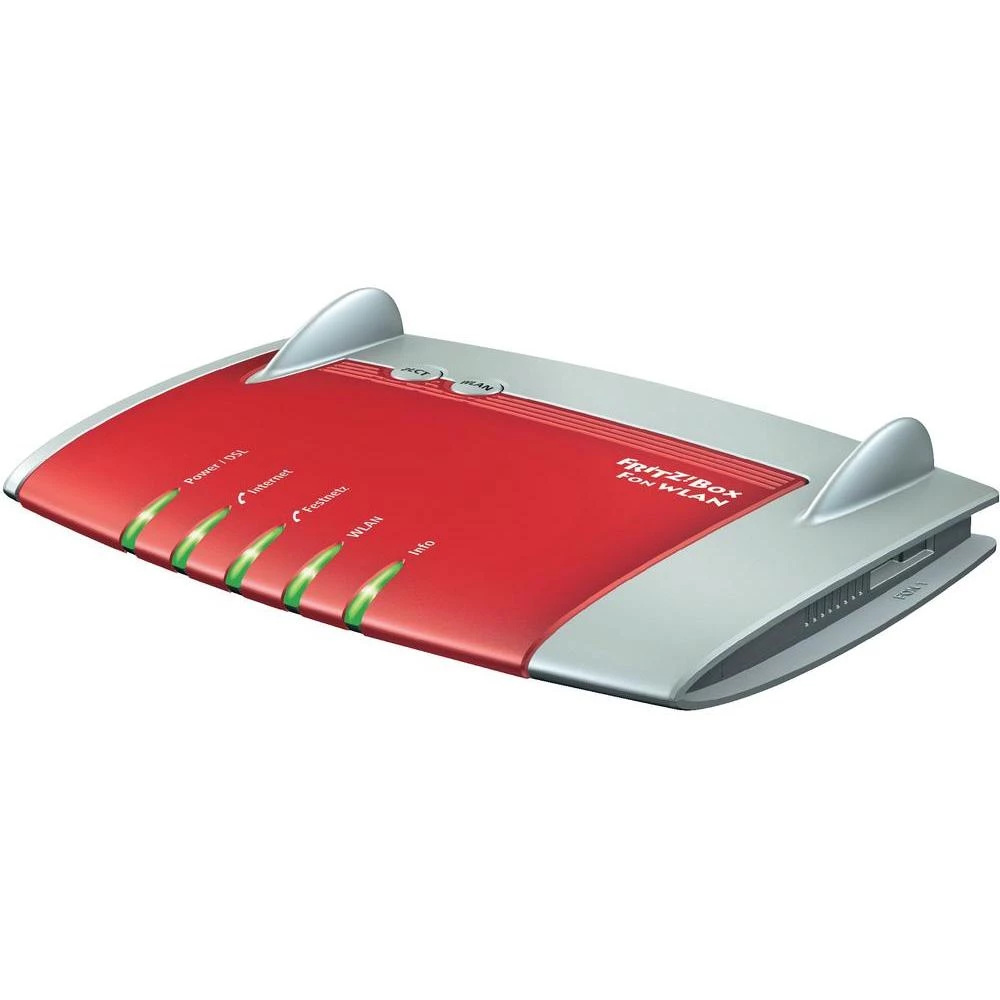 WLAN-Modem-Router - usmjerivač ADSL, ADSL2+ 2.4 GHz 300 MBit/s Gigabit-LAN AVM F slika