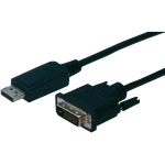 DisplayPort/DVI priključni kabel [1x DisplayPort-utikač <=> 1x DVI-utikač 24+1-p