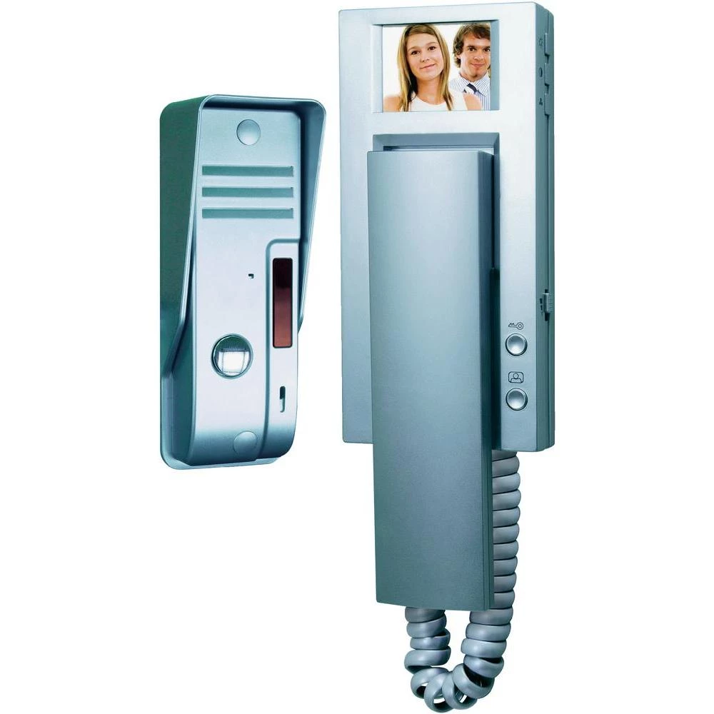 Video portafon s kablom komplet ELRO VD54A srebrni slika