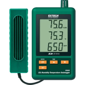 Extech SD800 zapisivač podataka temperature/vlage/CO2 0.0 do 50.0 °C slika