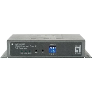 PoE prijamnik HVE-6601R LevelOne 1000 MBit/s IEEE 802.3af Digital Signage slika