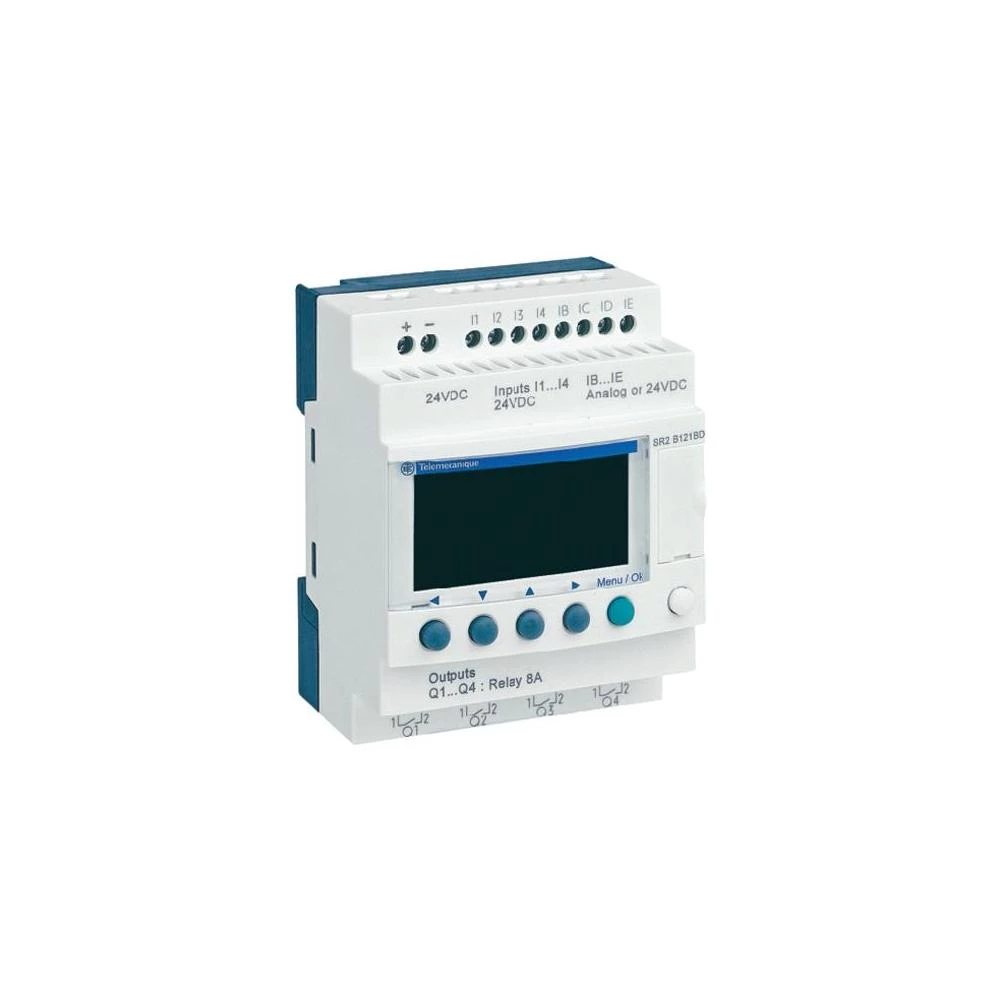 Schneider Electric-ZELIO LOGIC Kompaktni PLC kontroler, SR2 A101BD, 24V/DC slika