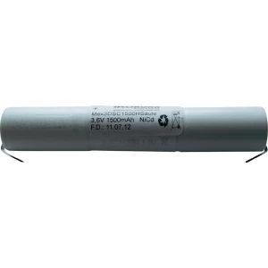 Baterija za rasvjetu sustava za hitan izlaz Beltrona 1500 mAh s U-zastavicom 3.6 V MEX3DSC1500HSCLG 1500, palica s U-zastavicom slika