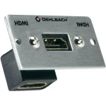 HDMI multimedijski umetak Oehlbach [1x HDMI-utičnica  1x HDMI-utičnica] srebrn, 8808