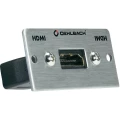 HDMI multimedijski umetak Oehlbach [1x HDMI-utičnica  1x HDMI-utičnica] srebrn, 8809 slika