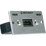 HDMI multimedijski umetak Oehlbach [1x HDMI-utičnica  1x HDMI-utičnica] srebrn, 8809
