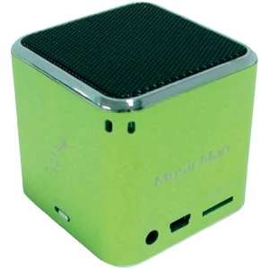 Mini zvučna stanica Technaxx MusicMan®-Prijenosni Mini-zvučnik, microSD-utor za karticu, AUX-In, zelena, 3529 slika
