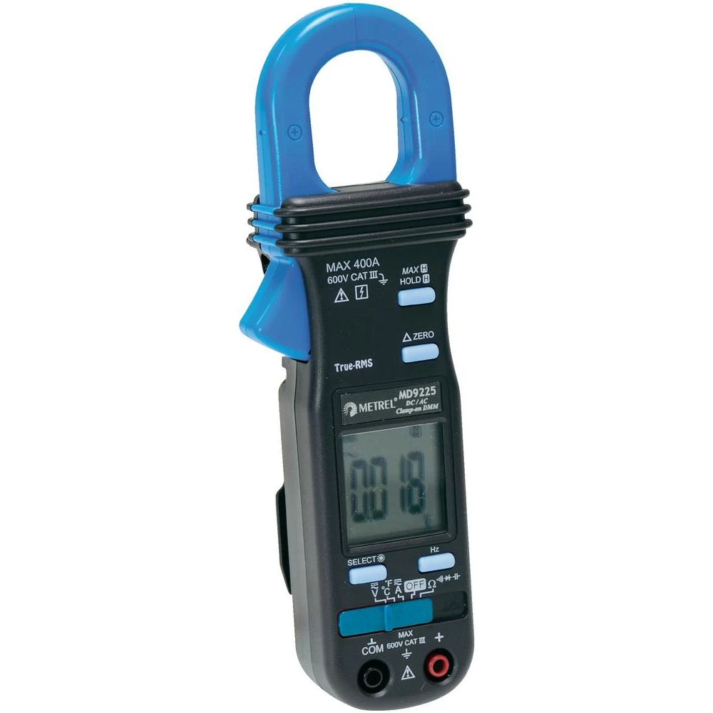Strujna kliješta, digitalni ručni multimetar MD 9225 Metrel CAT III 600 V brojen slika