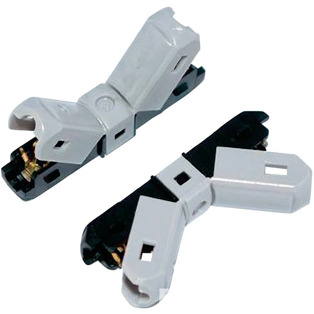 Jednožilna spojnica fleksibilna: 3.25-5 mm kruta: 3.25-5 mm broj polova: 2 1 kom. siva, crna slika