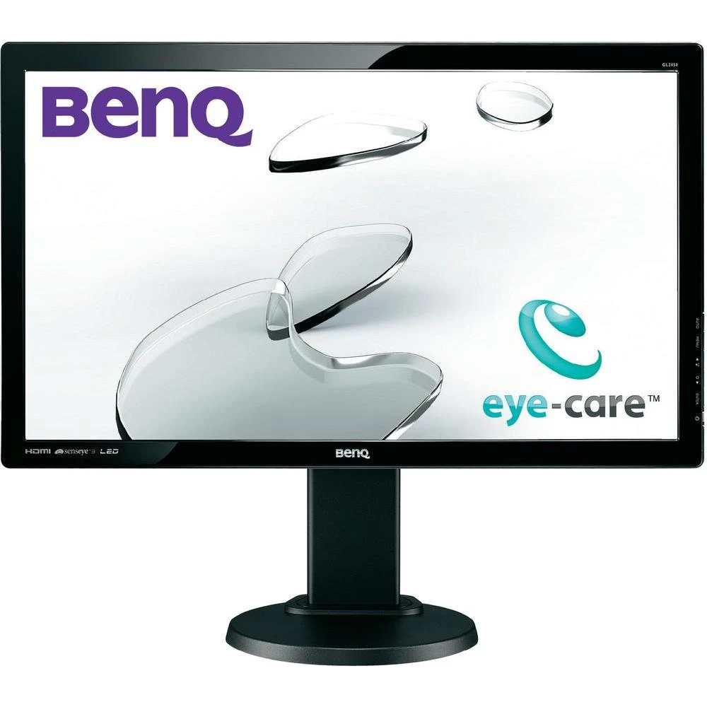 LED monitor GL2450HT BenQ 61 cm (24 cola) crna EK A 1920 x 1080 piksela 16:9 2 ms DVI, HDMI™, VGA TN LED slika