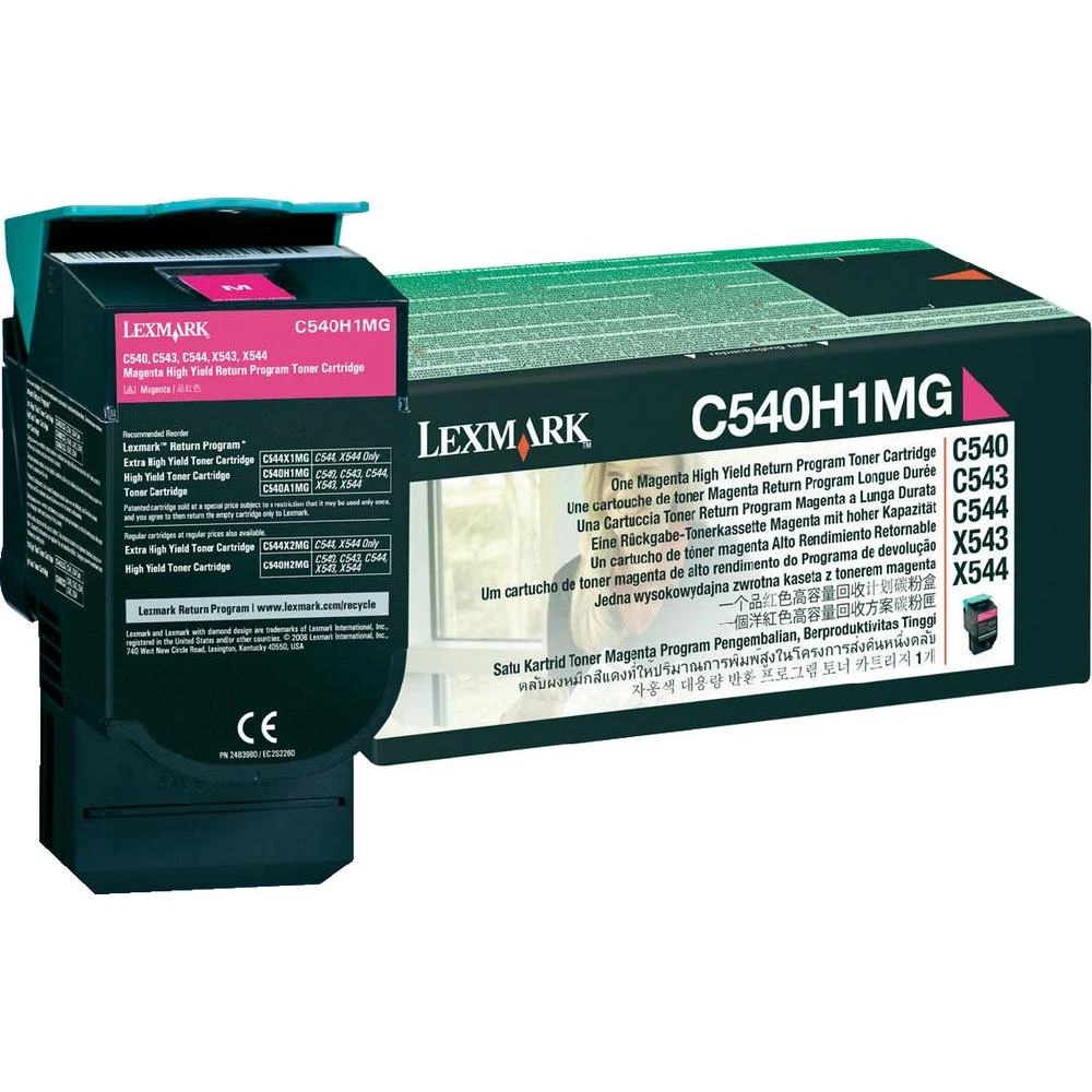 Originalni toner C540H1 Lexmark magenta kapacitet stranica maks. 2000 stranica slika