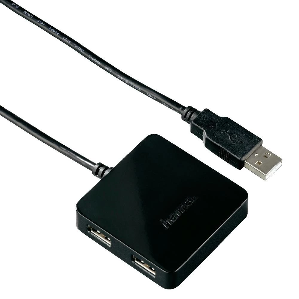 4-portni USB 2.0 hub Hama crni slika