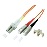 EFB Elektronik Kabel svjetlovoda;Duplex Muški konektor LC / Muški konektor SC 50/125µ Multimode OM2 1 m