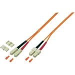 EFB Elektronik Kabel svjetlovoda;Duplex Muški konektor SC / Muški konektor SC 50/125µ Multimode OM3 2 m