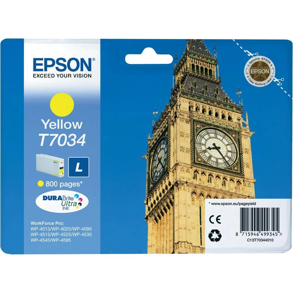 Originalna patrona za printer T7034 L Epson žuta slika