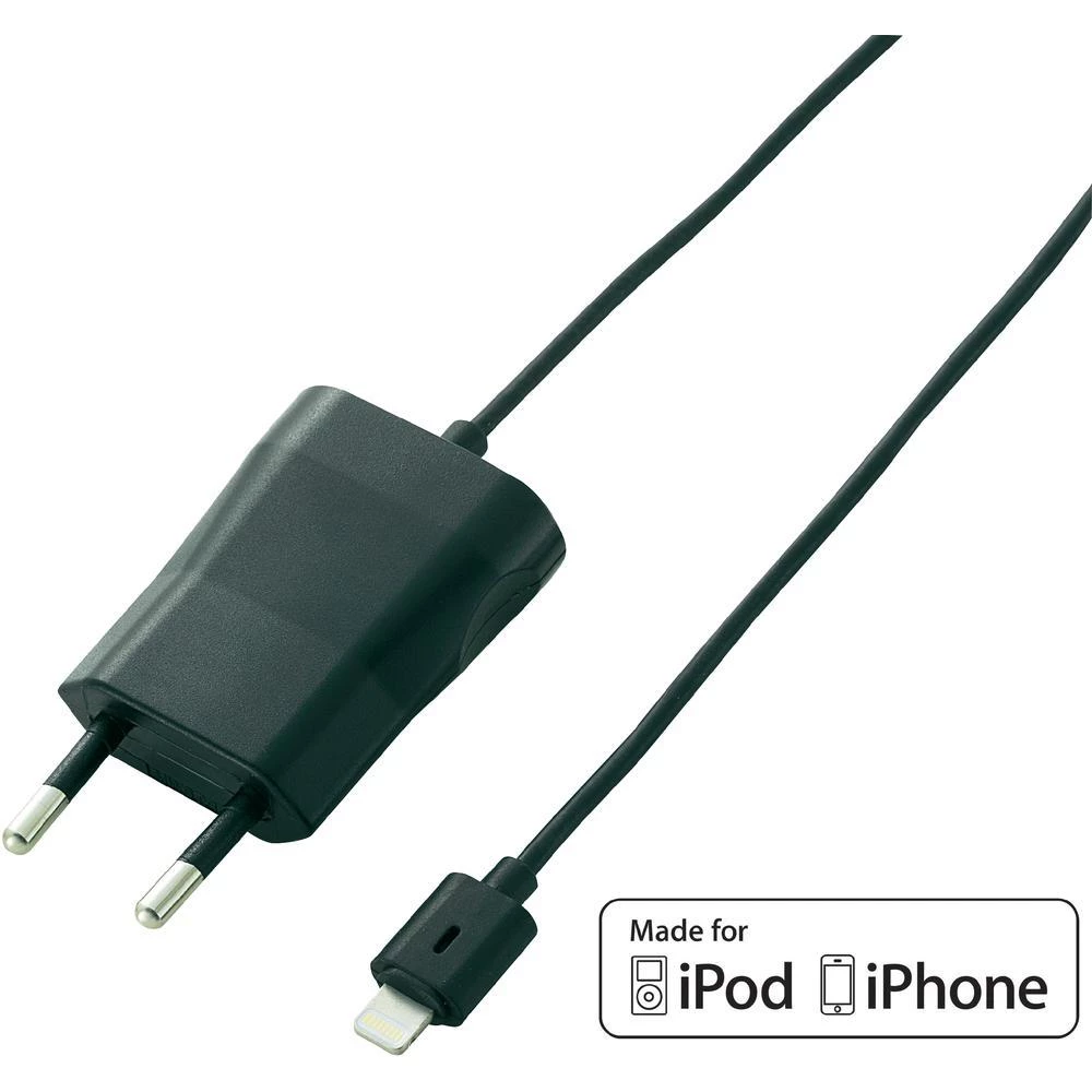 USB punjač s utikačem VOLTCRAFT PLC-1000S Apple Dock utikač Lightning 1 x 1000 m slika