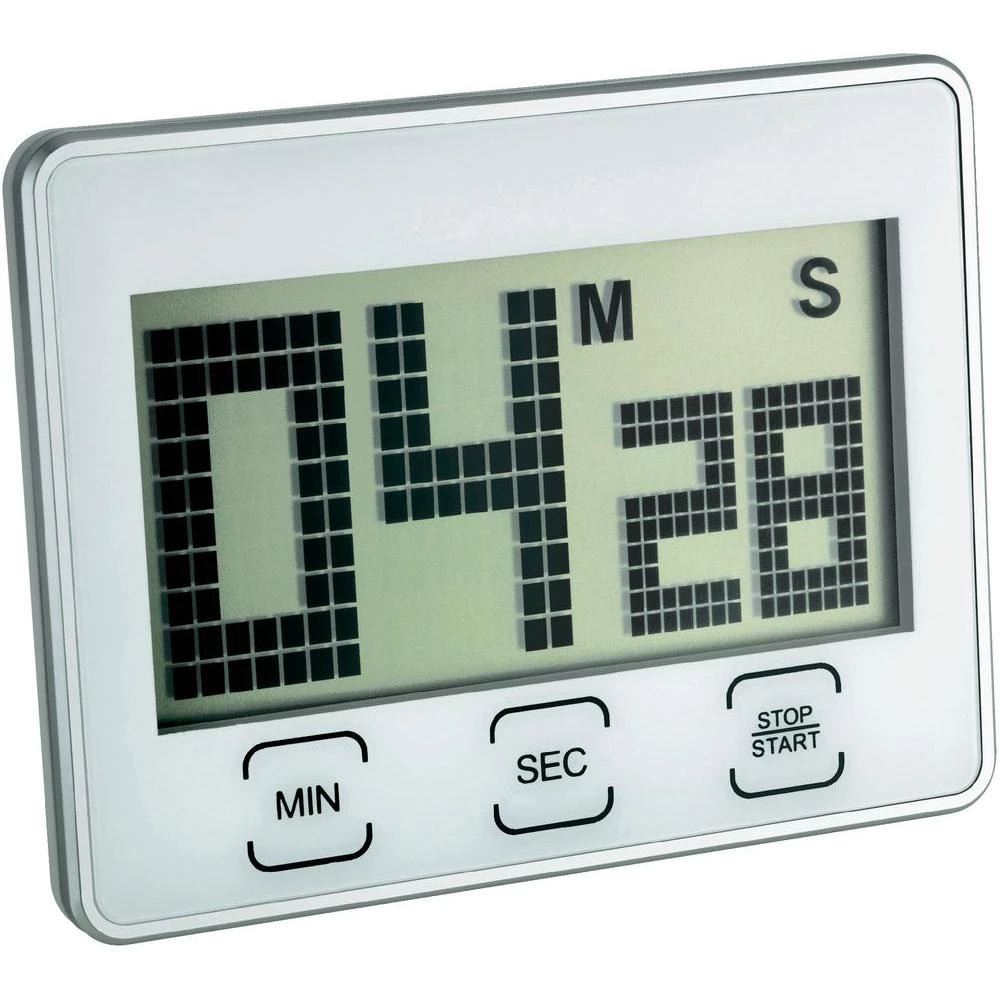 TFA elektronski mjerač vremena i štoperica (Š x V x D) 90 x 70 x 21 mm slika