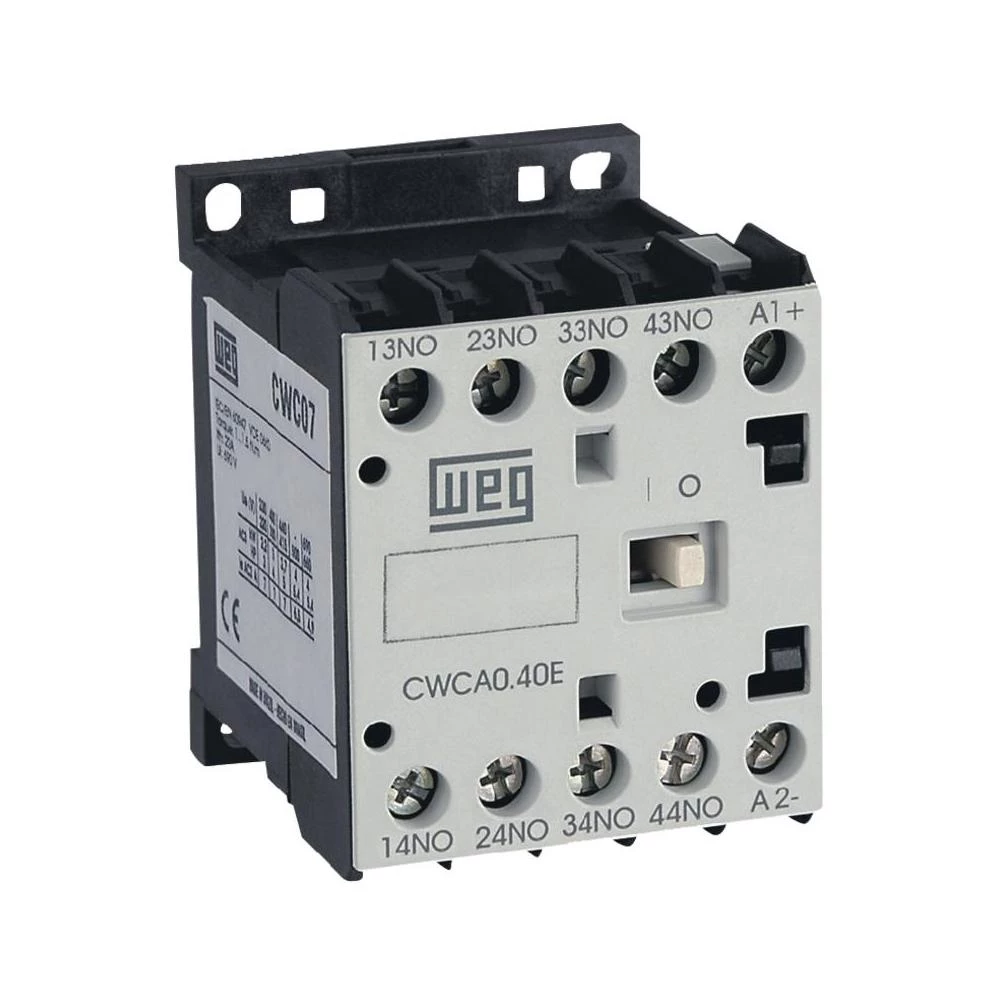 WEG-Kompaktni pomoćni kontaktor WEG CWCA, CWCA0-04, 4 x mirovni kontakt, 230V/AC slika