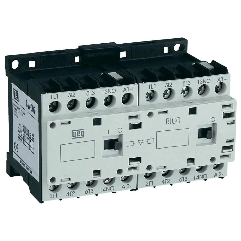 WEG-Kompaktno-kombinirani reverzni preklopnik CWCI016-10-30C03, 2x1 NO, 24 V/DC slika