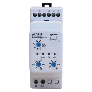 ENTES® AKC-01A-Relej za nadzor struje, 1 preklopni kontakt, 8 A slika