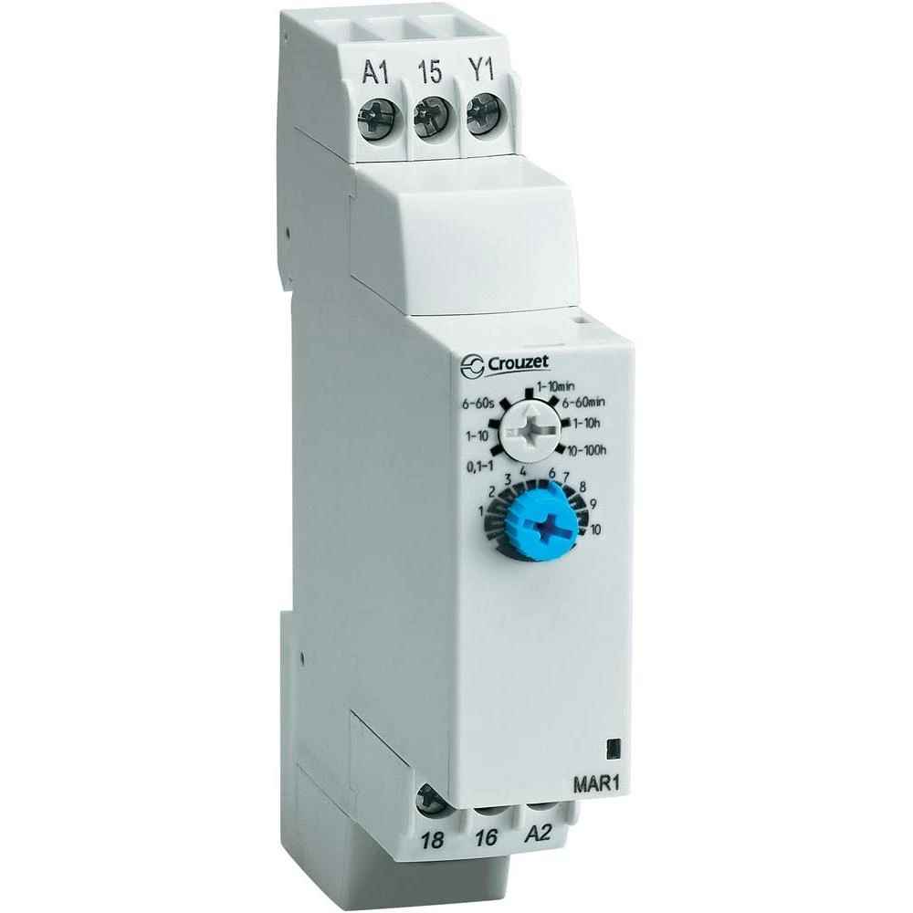 Crouzet-Elektronski vremenski relej Chronos 2MAS5, 24V/DC/ 24-240 V/AC, statični izlaz slika