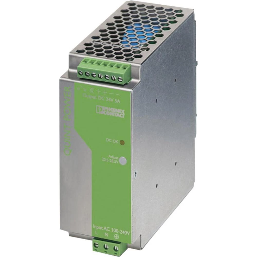 QUINT-PS-100-240AC/24DC/5 Adapter napajanja za montažu na profilnu šinu slika