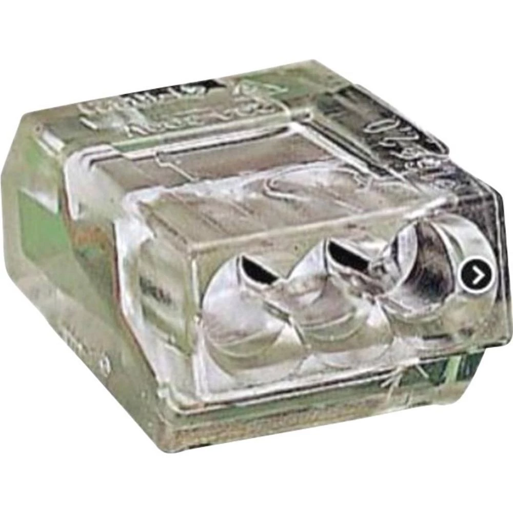Blok stezaljka WAGO kruta: 1-2.5 mm broj polova: 3 273-253 100 kom. prozirna slika