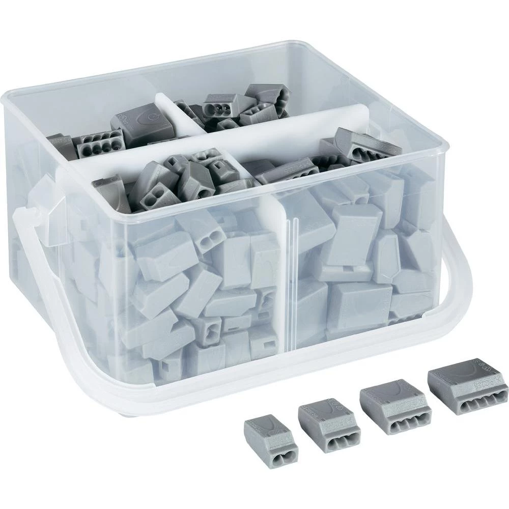 Komplet blok stezaljki krute: 0.25-2.5 mm 245 kom. siva slika