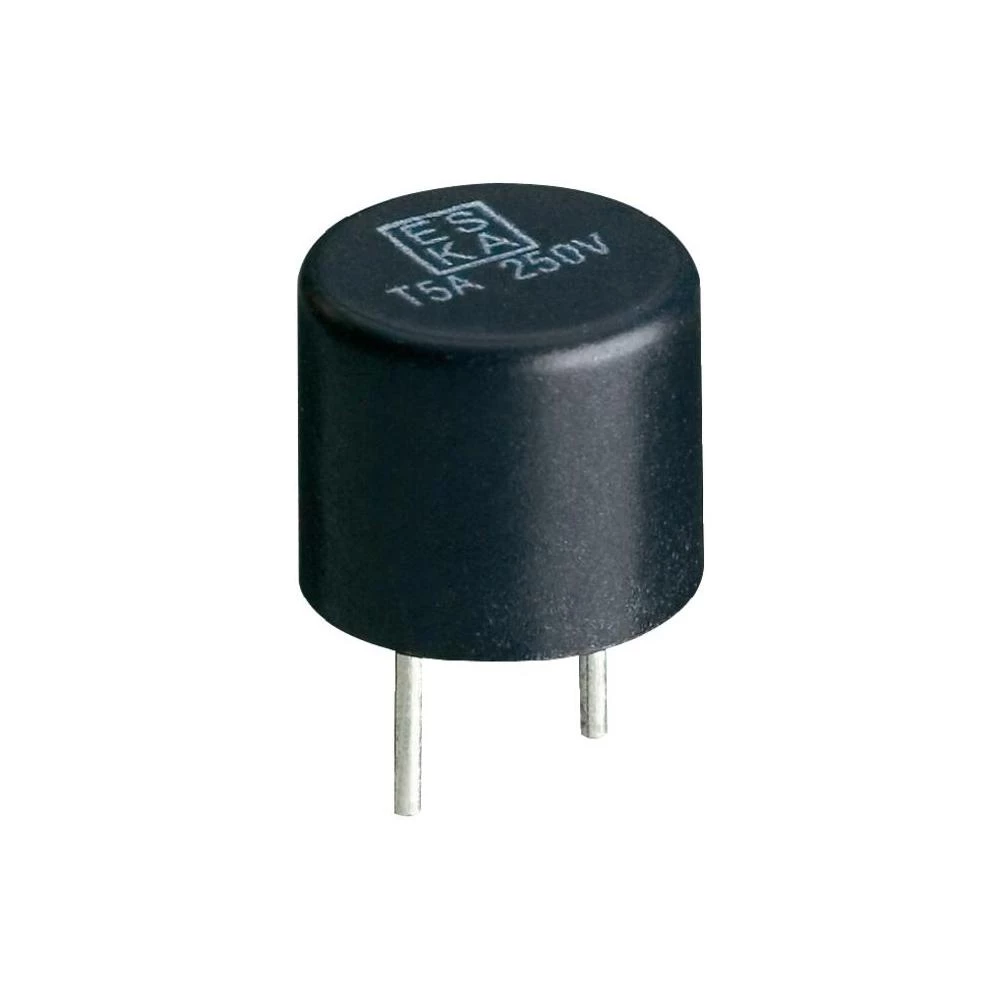 ESKA-minijaturni osigurač 887006 RM, 5.08 mm, 8.4x7.6 mm, spor, -T- 0.08A slika