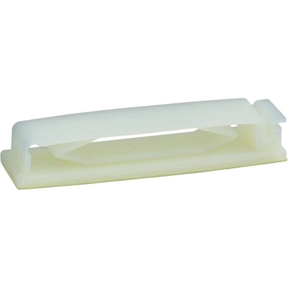 Samoljepljivo držalo za pljosnate kablove, prozirno, 1 komad slika