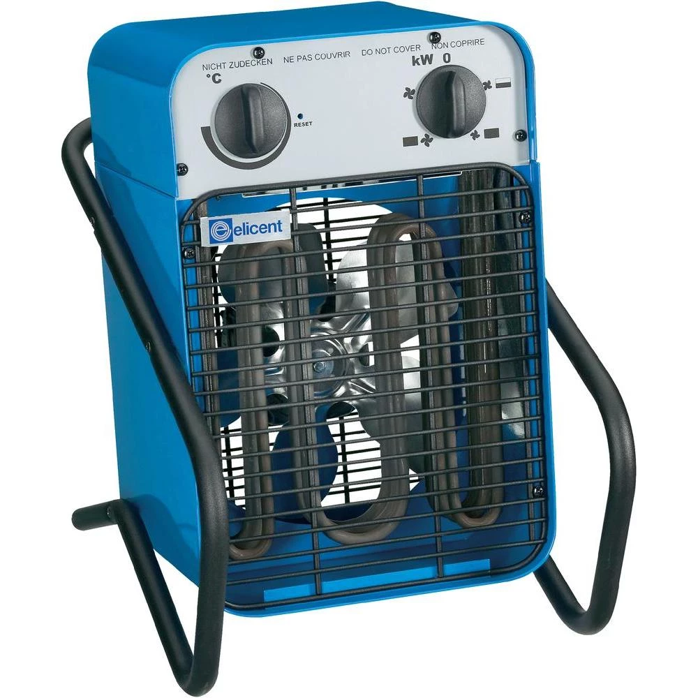 Industrijska grijalica Wallair 1500 W, 3000 W plava, crna 20100582 slika