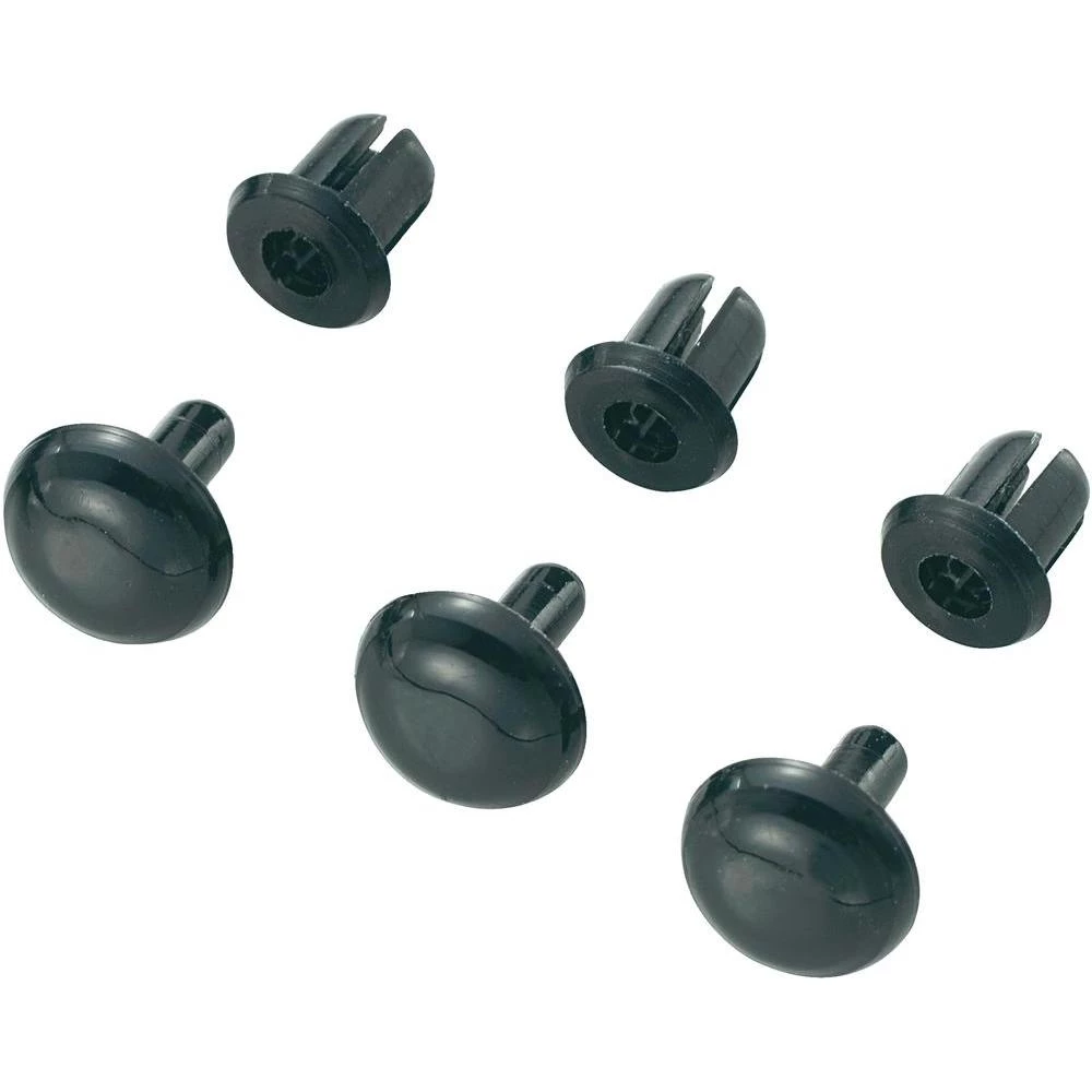 Rascjepna zakovica KSS, (&Oslash;xD) 7.7x5mm (glava/stručak), poliamid, crna SRR slika