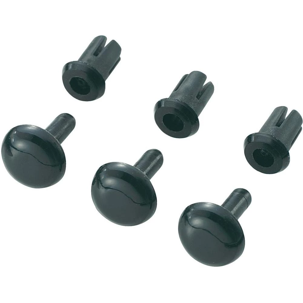 Rascjepna zakovica KSS, (&Oslash;xD) 7.7x6.9mm (glava/stručak), poliamid, crna S slika