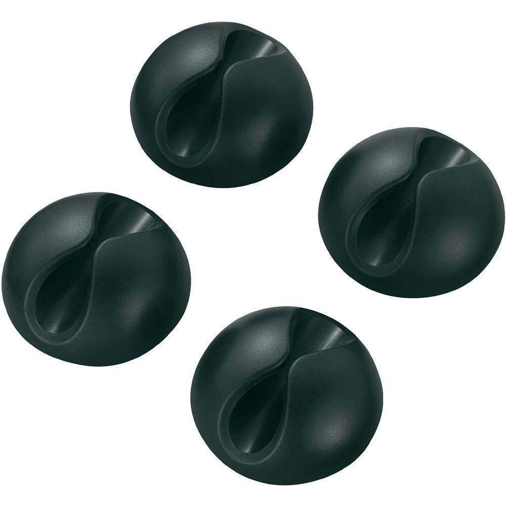 Conrad-SWC-10BK/4P-Samoljepljivi držač za kable, crno, 4 komada 93014c465 slika