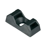 HellermannTyton-Q-Mount CTQM5-PA66-BK-C1-Montažno podnožje, vijčano, crno, 1 kom